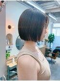 地毛風カラー/ナチュラルレイヤーカット/ショートボブ[船橋]