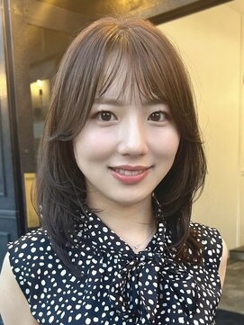 カムジーヘッドカミノウラ(COMEGHEAD KAMINOURA) ダブルカラーミルクティーベージュカラーケアブリーチ韓国ボブ