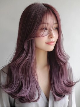 アルトリスト(Altruist Aging×HAIR&SPA) ★ダークアッシュ大人ガーリーボブ着物ミディアムレイヤーカット