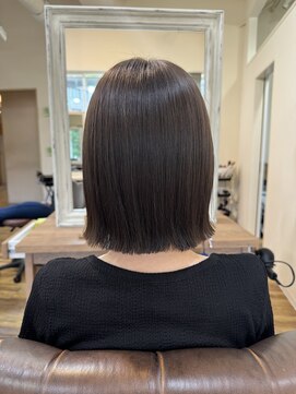 トータルビューティーサロン プリエ(prier) 艶髪ボブ/暗髪/髪質改善トリートメント/艶髪ストレートヘア