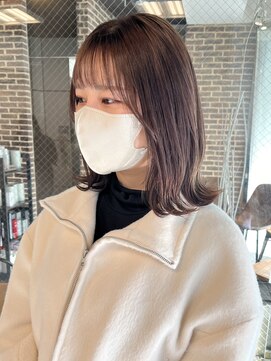 ヘアーアンドメイク ビス(HAIR&MAKE bis) 冬カラー/グレージュカラー/ブリーチありカラー【黒田あさみ】