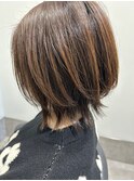 おさまりがいいレイヤーボブ