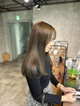 アイズ 横浜(IS) 【JUNKI指名】オリーブベージュ/横浜/髪質改善