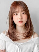 20代30代40代◎うる艶髪美髪エアリーカールモテ髪斜めバング