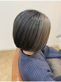 顔まわりブリーチ