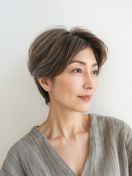 マリブ Malibu 【ナチュラルショート】大人グレージュ＆エフォートレスレイヤー