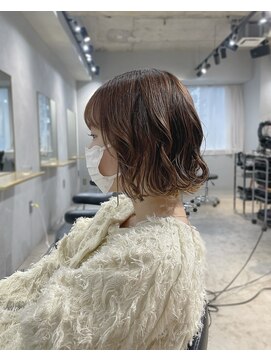 アーク 表参道(arc) コテ巻き風ボブパーマ♪