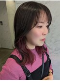 イヤリングカラー・ピンクカラー*名駅/名古屋/名古屋駅