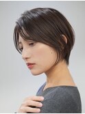 表参道白髪ぼかし髪質改善カラーウルフショートボブ40代50代60代