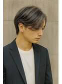 小田急相模原メンズ白髪ぼかしハイライト×センターパート　