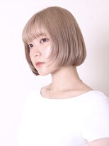 ヨファヘアー 岡本店(YOFA hair)&nbsp;似合わせカット20代30代40代50代アプリコットオレンジ0701