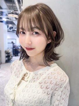 アルバム 池袋(ALBUM) ボブ顔周りレイヤーフェイスフレーミング韓国ヘア_F20864