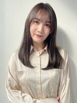 ケーツー エソラ池袋店(K-two) ゆるっとワンカールロングヘア*ロングレイヤーカット*面長解消3