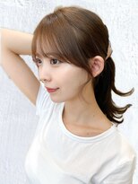 プラチナ(PLATINA) 小顔顔周りカット/サイドバング/後れ毛カット/アッシュベージュ