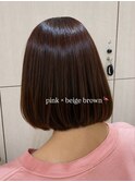 ピンクベージュカラー