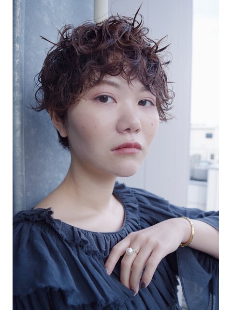 ジェンダーレス ショートヘアスタイル【20代/30代/髪質改善】