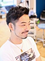 リビーチ ヘア リゾート 赤羽(Rebeach HAIR RESORT)&nbsp;【赤羽リビーチ】メンズの色気漂うアップバングショート！