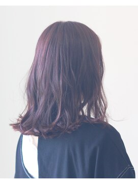 リリー ヘアー デザイン(LILY HAIR DESIGN) バイオレットブラウン　ミディアムスタイル