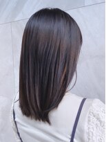 ドゥマン(Demain) ブリーチなし透明感ダークアッシュベージュ◆ミディセミロング