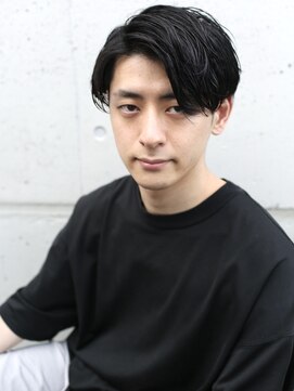 バース(BIRTH) 天神【BIRTH】コンマヘア×ネイビーグレー×韓国マッシュ　2