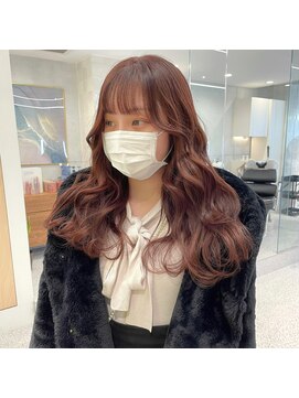 ローウェ 渋谷(Louwe) 大人気ブリーチなしのピンクブラウン♪《misaki》