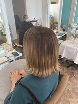 ヘアーディア みどり店(Hair...DiA) 外ハネボブ×裾カラー