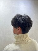 クセを活かしたツーブロック/メンズ/カット/マッシュ