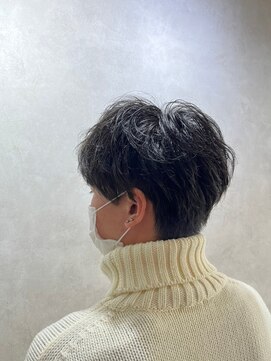 アヴァンセ(Avancer) クセを活かしたツーブロック/メンズ/カット/マッシュ