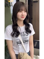 シェルハ(SHELHA)&nbsp;シースルーバング 韓国風ヘア ブリーチなしオリーブアッシュ