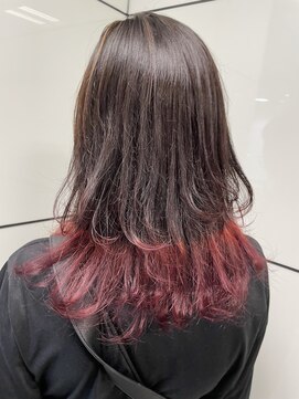 ヘアーアンドメイク ビス(HAIR&MAKE bis) 大人気のデザインカラー♪裾カラー【加藤沙久楽】