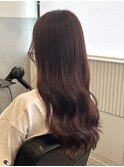 ブリーチなしピンク