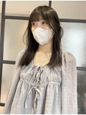 【 YOKE 】ぱっつんロブ大人可愛い艶髪顔まわりレイヤー