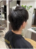 襟足ちょい残し