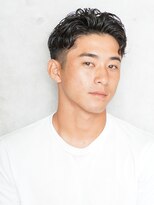 にもう&nbsp;アップバングショート × リバースパーマ