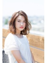 ヘアーパーク マンボ(HAIR PARK MAMBO) ココアブラウン レイヤーミディアム【hair park MAMBO 豊田】