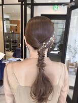ニカイ(2F) 金箔ポニー/イメチェン/ヘアセット/ヘアアレンジ