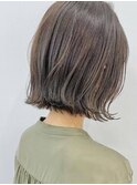 大人可愛い透明感レイヤーボブ♪ケアカラーで艶髪スタイル◎