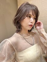 ビュートリアム265(BEAUTRIUM 265) まろやかベージュ ハイライト くびれボブ 顔周りレイヤー 韓国風