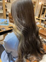 ラボヌールヘアーリアン 川越店(La Bonheur hair Lien)&nbsp;くすみグリーン×インナーカラー