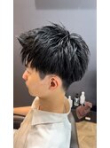アップバングショート