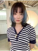 セクションカラー/ペールカラー/スカイブルー
