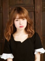 メンズアンドレディース モテナ ベージュ系カラー フリンジウェーブ ミディ【モテナ 豊田 浄水】