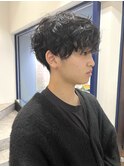 マッシュヘア☆メンズパーマ☆スパイラルパーマ