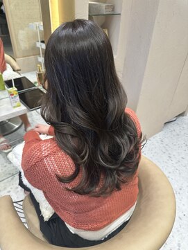 プアメリア 名古屋(Puamelia) 透明感/グレージュ/ブリーチなし/透けカラー/髪質改善