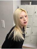 blonde/レイヤー ブロンド 金髪