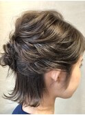 ACNE ハーフアップボブ
