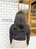 オリーブグレージュ×ミディアム