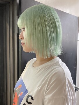 ソイ 下北沢(soi) mint green_レイヤーボブ