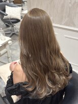 ティディ(Tidi) くびれ巻き/ミルクティーグレージュ/韓国レイヤー/豊中庄内