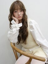 チーカ(chica)&nbsp;オリーブベージュ×ロングウェーブスタイル